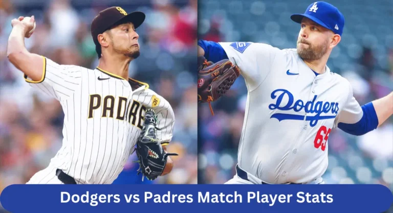 This image shown in Dodgers vs Padres Match Player Stats Game 3