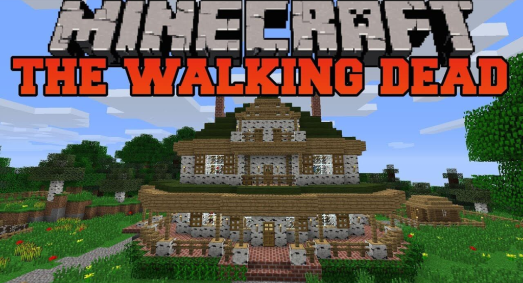 this image shown in  The Walking Dead in “Minecraft”