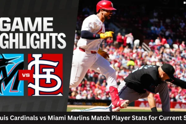 this image shown in St. Louis Cardinals vs Miami Marlins Match Player Stats for Current Series Game 3 (6 April 2024)