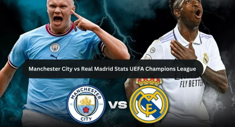 this image shown in Manchester City vs Real Madrid Stats UEFA Champions League Quarter-Final 2024