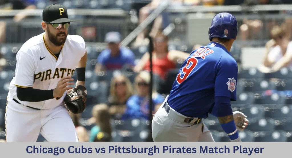 this image shown in Chicago Cubs vs Pittsburgh Pirates Match Players