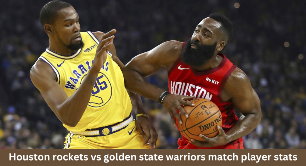 this image shown in Houston Rockets vs Golden State Warriors Match Players